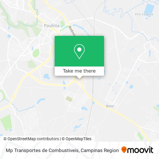 Mp Transportes de Combustiveis map