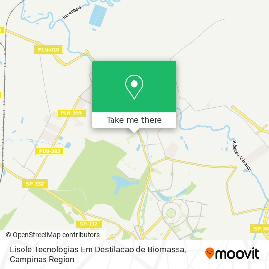 Lisole Tecnologias Em Destilacao de Biomassa map