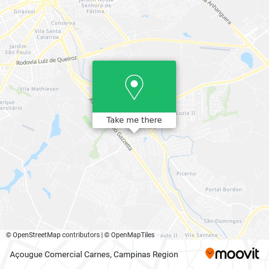 Açougue Comercial Carnes map
