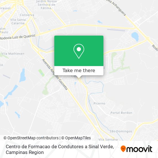 Centro de Formacao de Condutores a Sinal Verde map