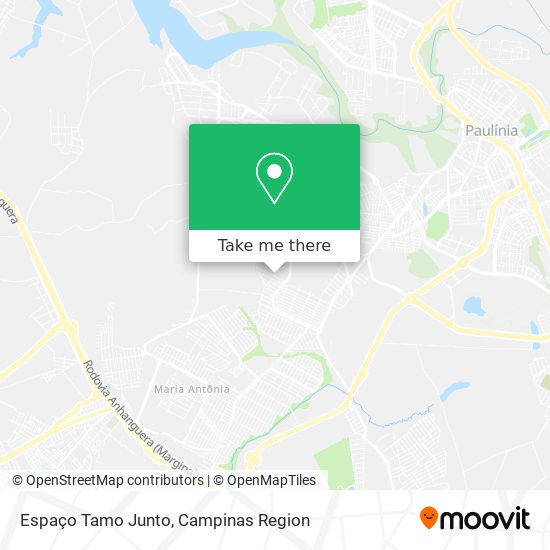 Espaço Tamo Junto map