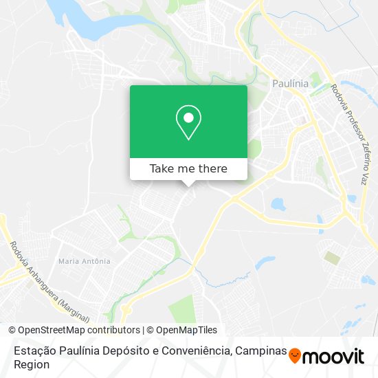 Estação Paulínia Depósito e Conveniência map