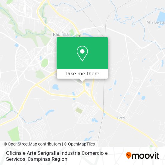 Oficina e Arte Serigrafia Industria Comercio e Servicos map
