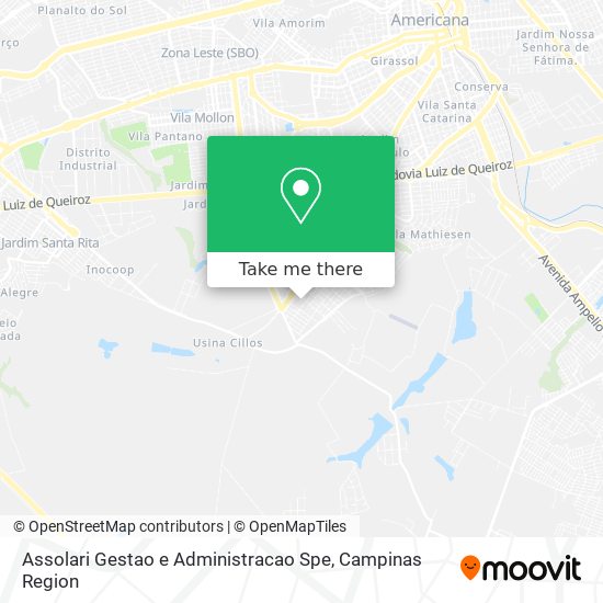 Assolari Gestao e Administracao Spe map