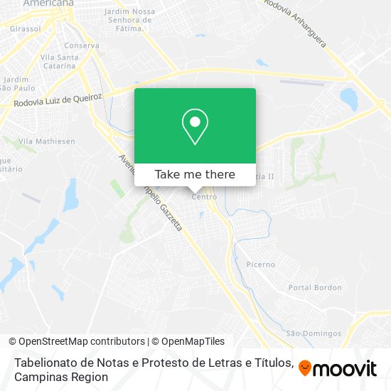 Tabelionato de Notas e Protesto de Letras e Títulos map