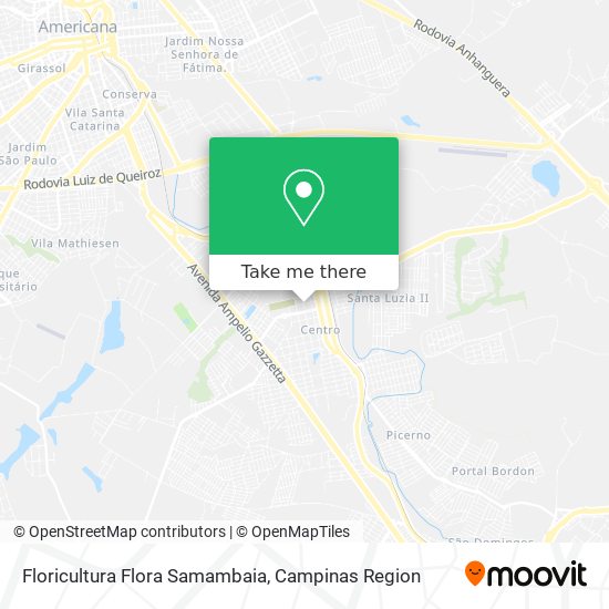 Floricultura Flora Samambaia map