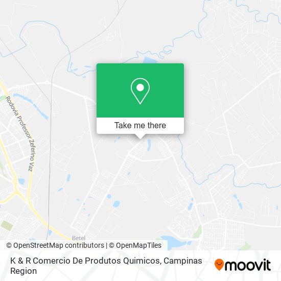 K & R Comercio De Produtos Quimicos map