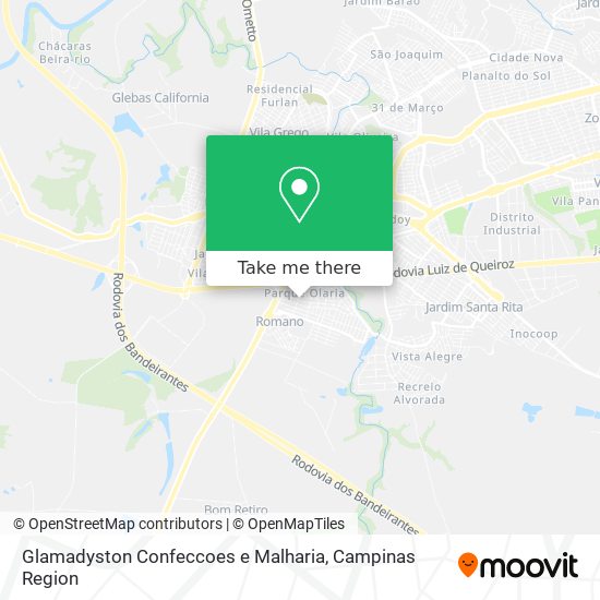 Glamadyston Confeccoes e Malharia map