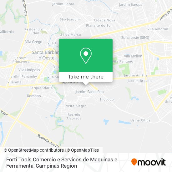 Forti Tools Comercio e Servicos de Maquinas e Ferramenta map