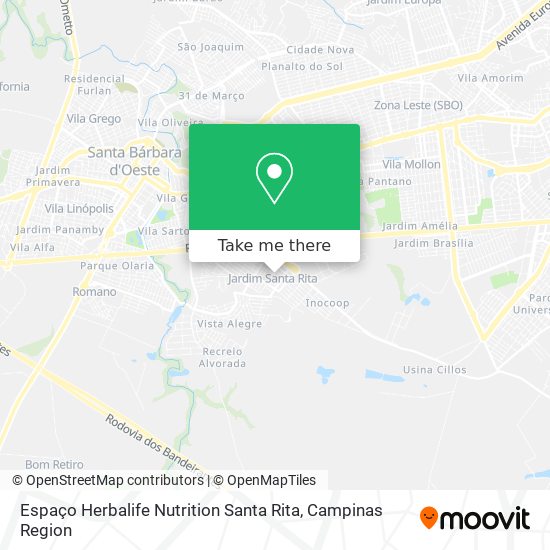 Espaço Herbalife Nutrition Santa Rita map