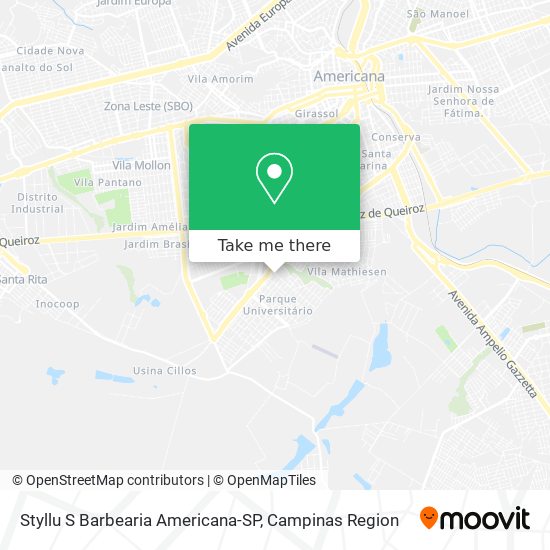 Styllu S Barbearia Americana-SP map