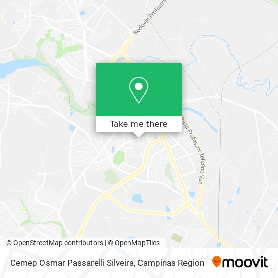 Mapa Cemep Osmar Passarelli Silveira