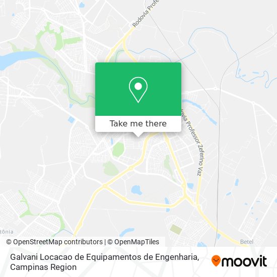 Galvani Locacao de Equipamentos de Engenharia map