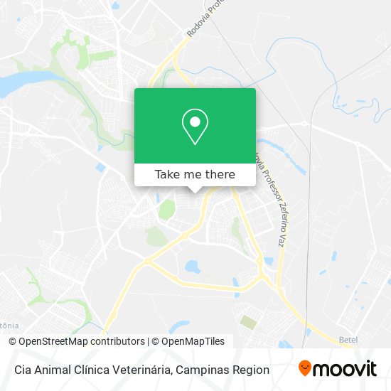 Cia Animal Clínica Veterinária map
