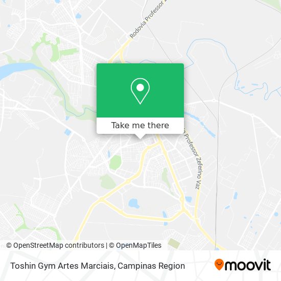 Toshin Gym Artes Marciais map
