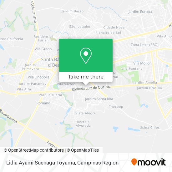 Lidia Ayami Suenaga Toyama map