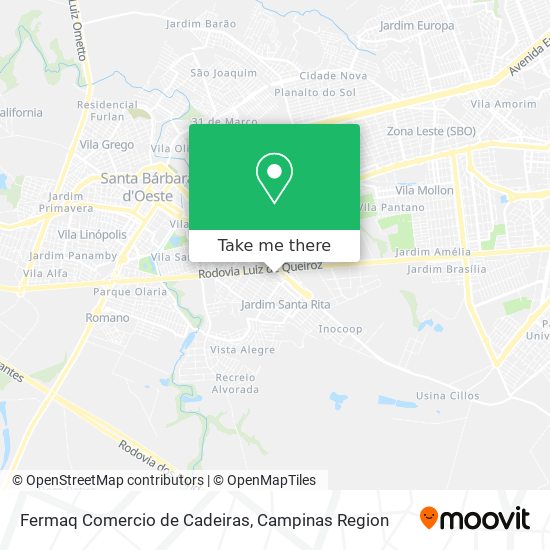 Fermaq Comercio de Cadeiras map