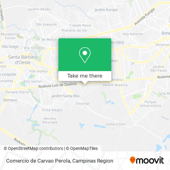 Comercio de Carvao Perola map
