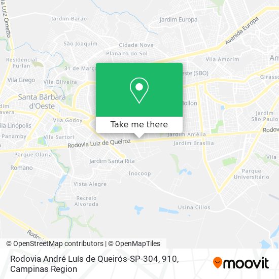 Rodovia André Luís de Queirós-SP-304, 910 map