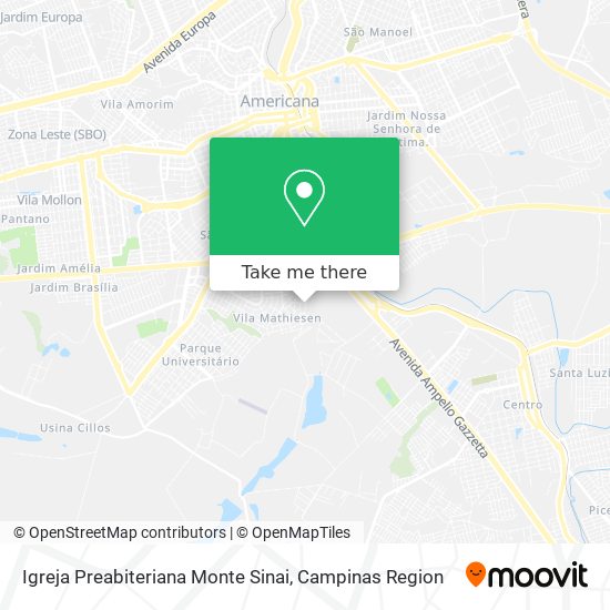 Igreja Preabiteriana Monte Sinai map