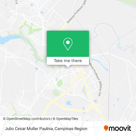 Julio Cesar Muller Paulnia map