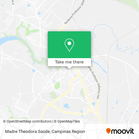 Madre Theodora Saúde map