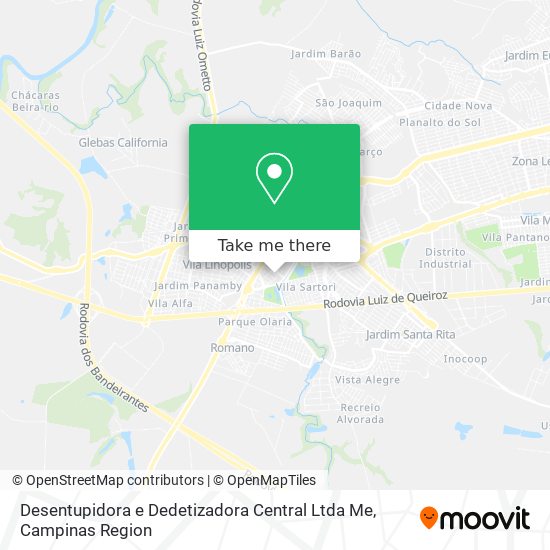 Desentupidora e Dedetizadora Central Ltda Me map