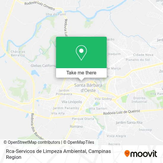 Rca-Servicos de Limpeza Ambiental map