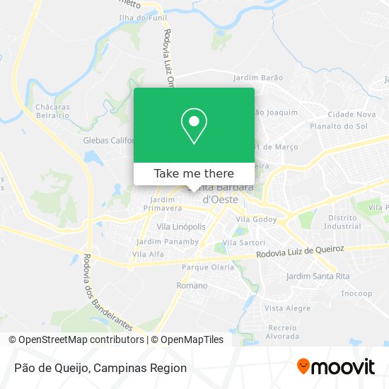 Pão de Queijo map