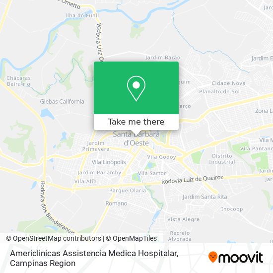 Americlinicas Assistencia Medica Hospitalar map