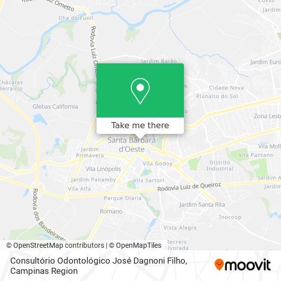Consultório Odontológico José Dagnoni Filho map
