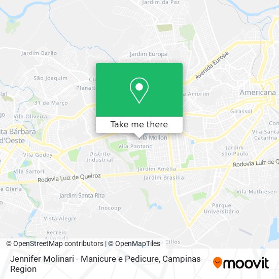 Jennifer Molinari - Manicure e Pedicure map