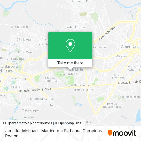 Jennifer Molinari - Manicure e Pedicure map