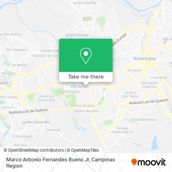 Marco Antonio Fernandes Bueno Jr map