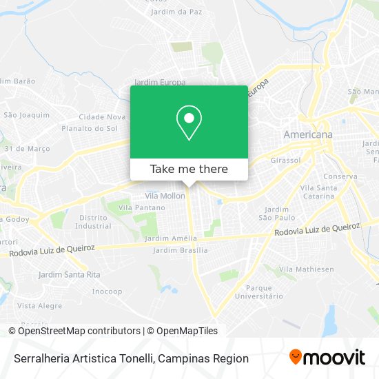 Serralheria Artistica Tonelli map