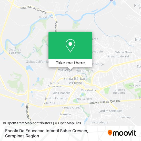 Escola De Educacao Infantil Saber Crescer map