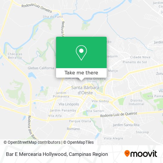 Bar E Mercearia Hollywood map