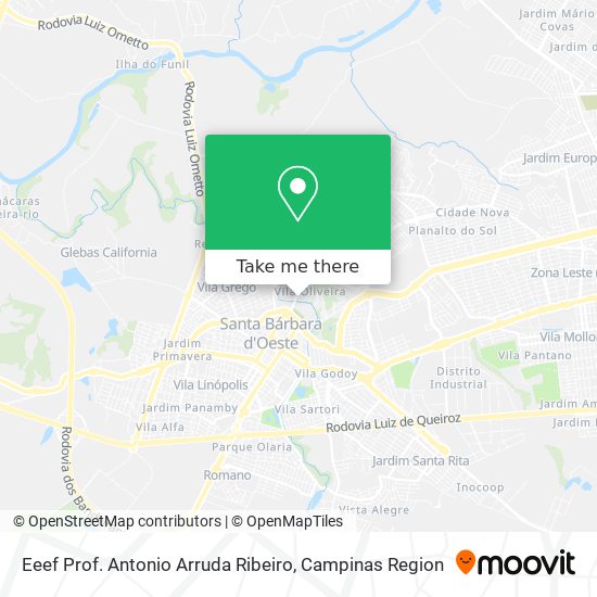 Eeef Prof. Antonio Arruda Ribeiro map