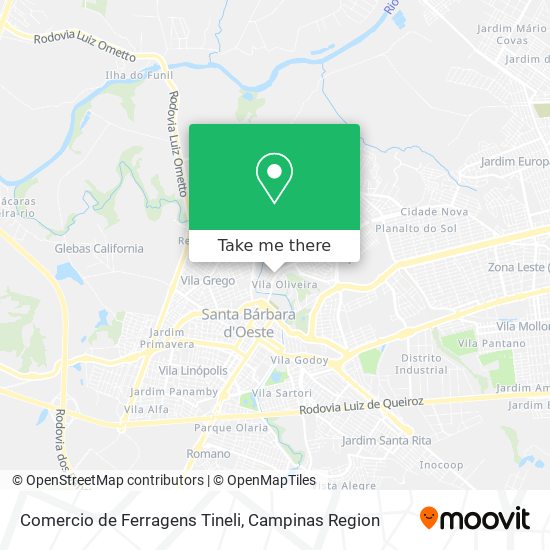 Comercio de Ferragens Tineli map