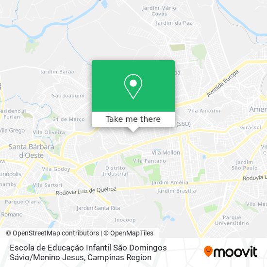 Escola de Educação Infantil São Domingos Sávio / Menino Jesus map