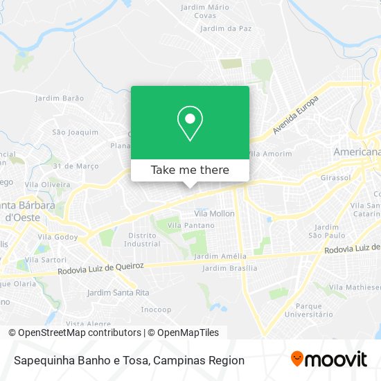 Sapequinha Banho e Tosa map