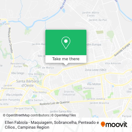 Ellen Fabíola - Maquiagem, Sobrancelha, Penteado e Cílios. map