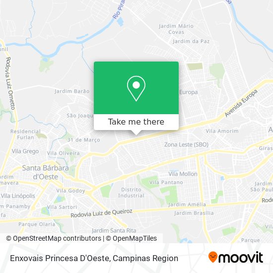 Enxovais Princesa D'Oeste map