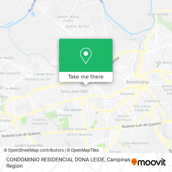 CONDOMINIO RESIDENCIAL DONA LEIDE map