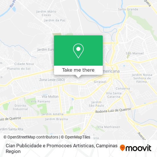 Cian Publicidade e Promocoes Artisticas map