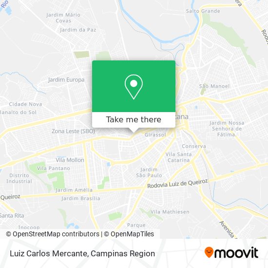 Mapa Luiz Carlos Mercante