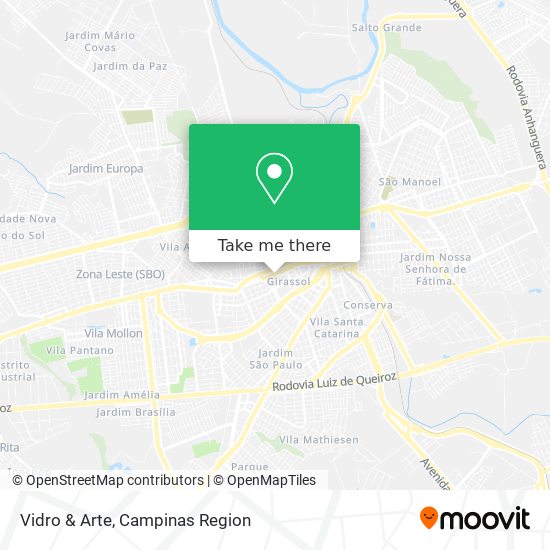 Vidro & Arte map