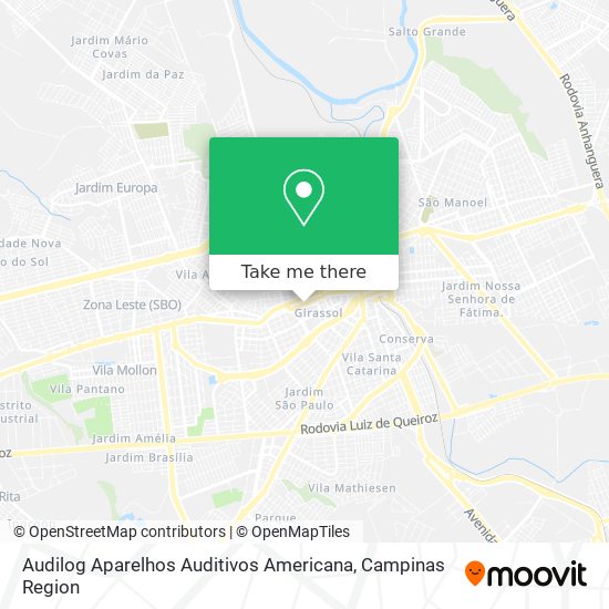 Audilog Aparelhos Auditivos Americana map