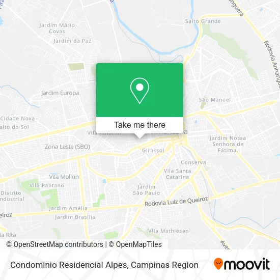 Condominio Residencial Alpes map