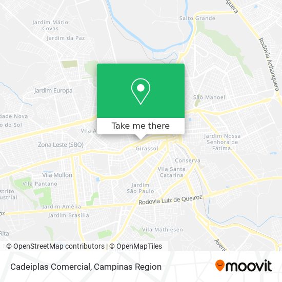 Cadeiplas Comercial map